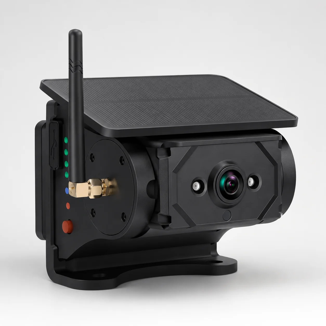 Comitres productillustratie van een magnetische draadloze voertuigcamera